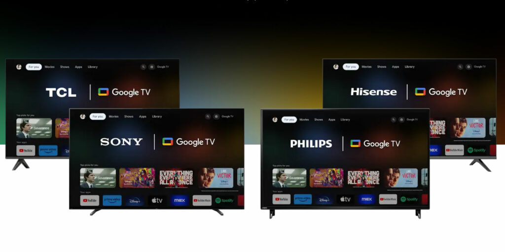 Chytré televize s operačním systémem Google TV