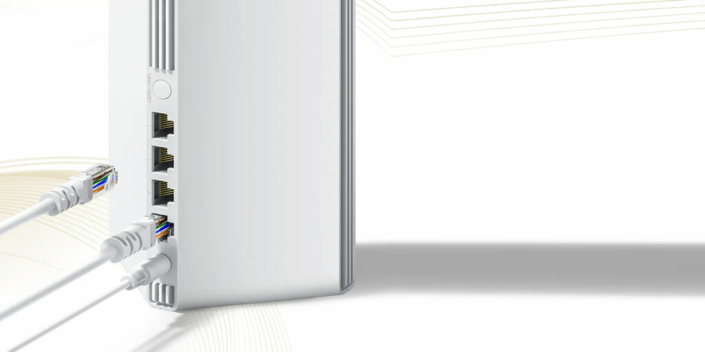 Čtyři ethernetové porty