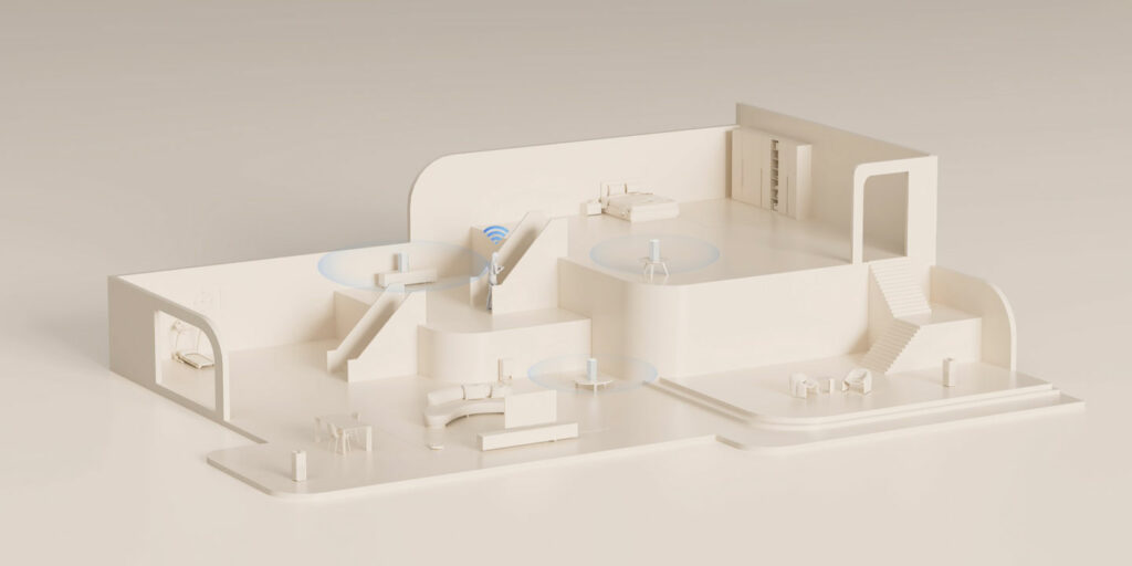 Mesh systém Xiaomi umožňuje plynulé přecházení mezi místnostmi i patry