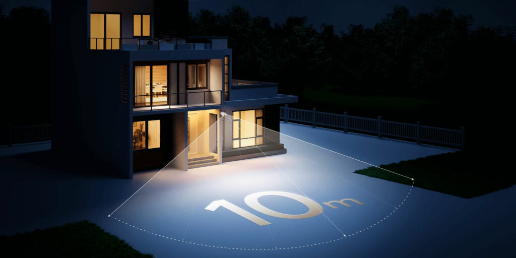 Noční vidění na vzdálenost až 10 metrů