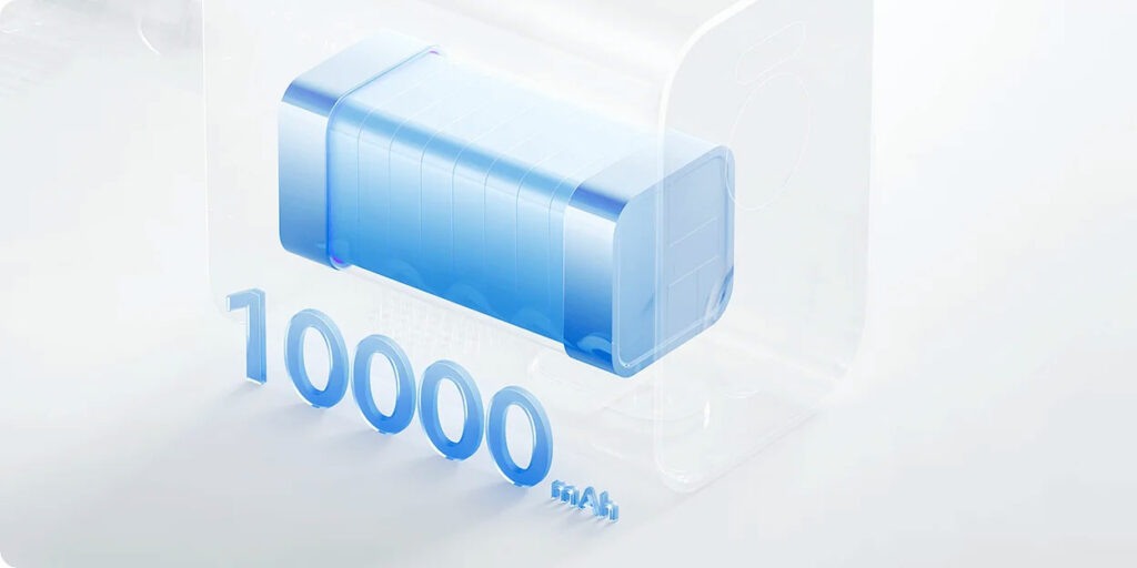 Pohon kamery zajišťuje integrovaná baterie s kapacitou 10 000 mAh