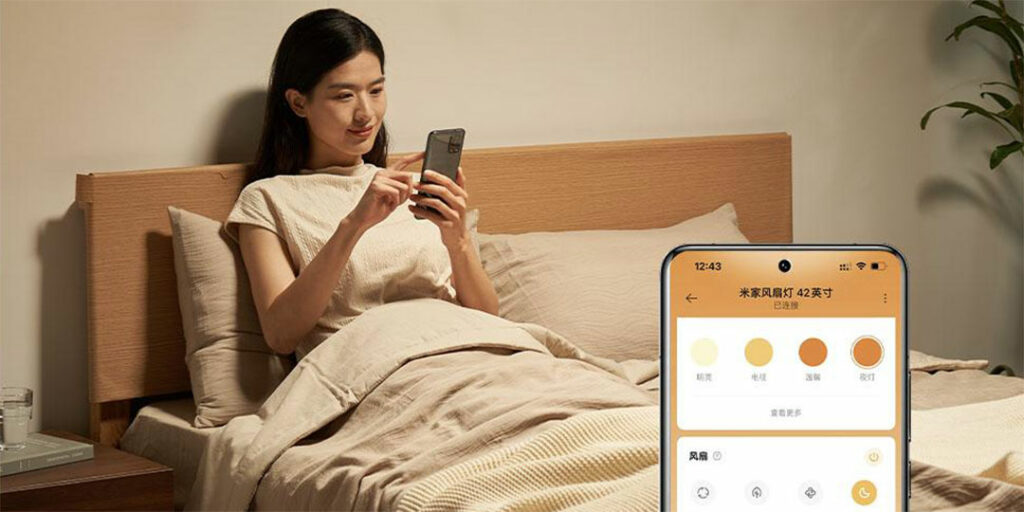 Stropní ventilátor Xiaomi má noční režim