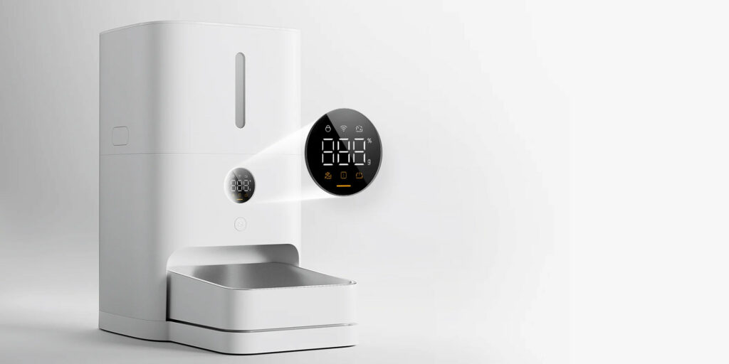 Chytrý dávkovač krmiva Xiaomi má velký LED displej
