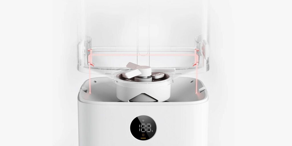 Nepřetržité monitorování hladiny krmiva