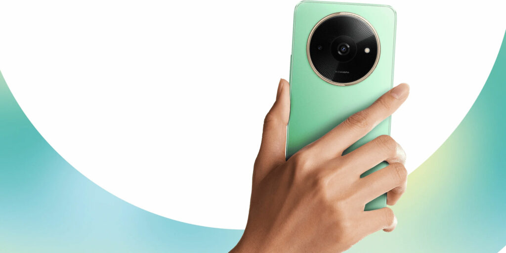 Telefon v zelené barvě