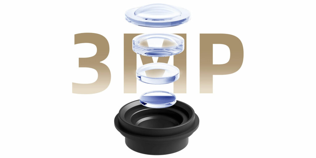 Xiaomi Smart Camera C301 má čtyřprvkovou optiku