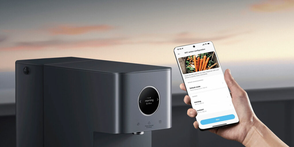 Chytrý výdejník filtrované vody lze spárovat s mobilní aplikací Mi Home