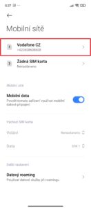 Otevřete SIM kartu