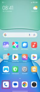 Otevřete aplikaci Telefon
