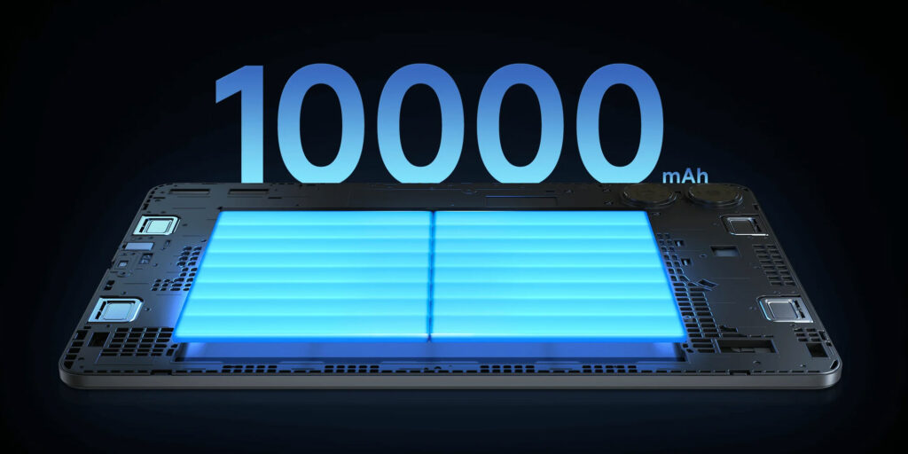 Redmi Pad Pro 5G pohání baterie s kapacitou 10 000 mAh