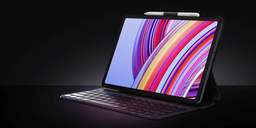 Redmi Pad Pro 5G s perem a klávesnicí