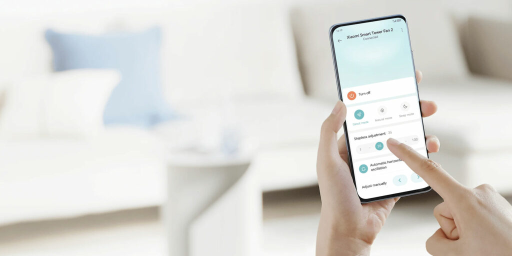 Ovládání z mobilní aplikace