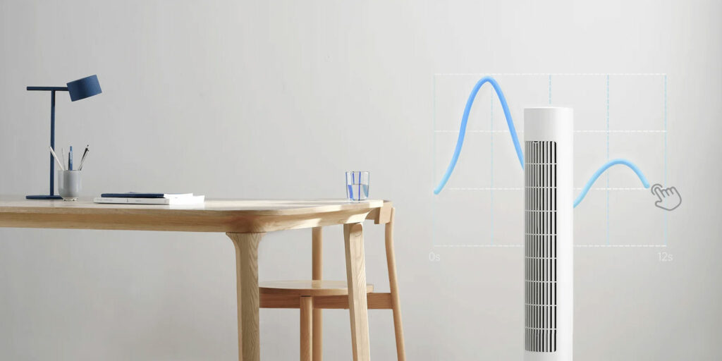 Xiaomi Smart Tower Fan 2 nabízí něco speciálního – možnost napodobování přírodního vánku