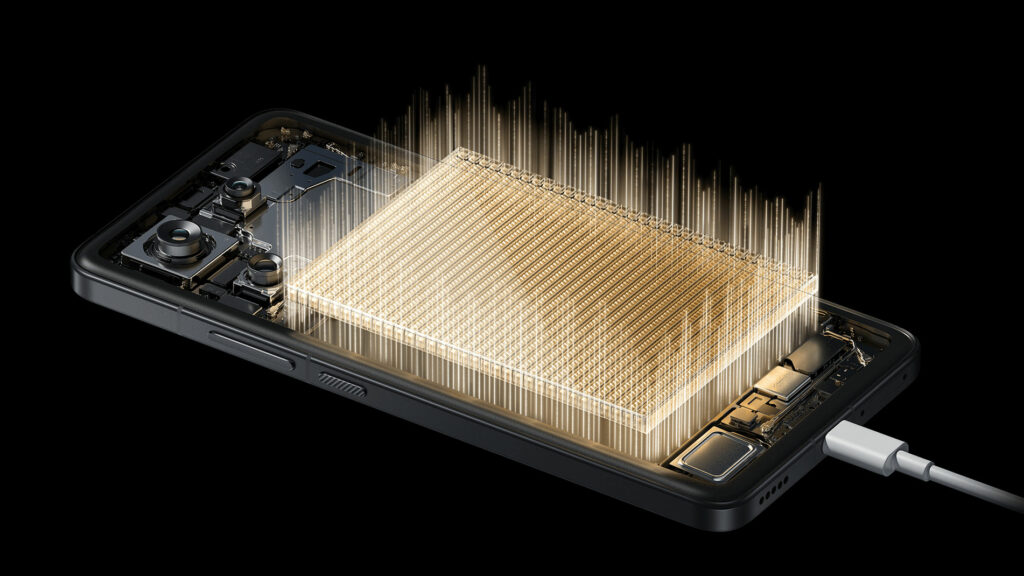 Baterie s kapacitou 5000 mAh poskytuje více než denní výdrž