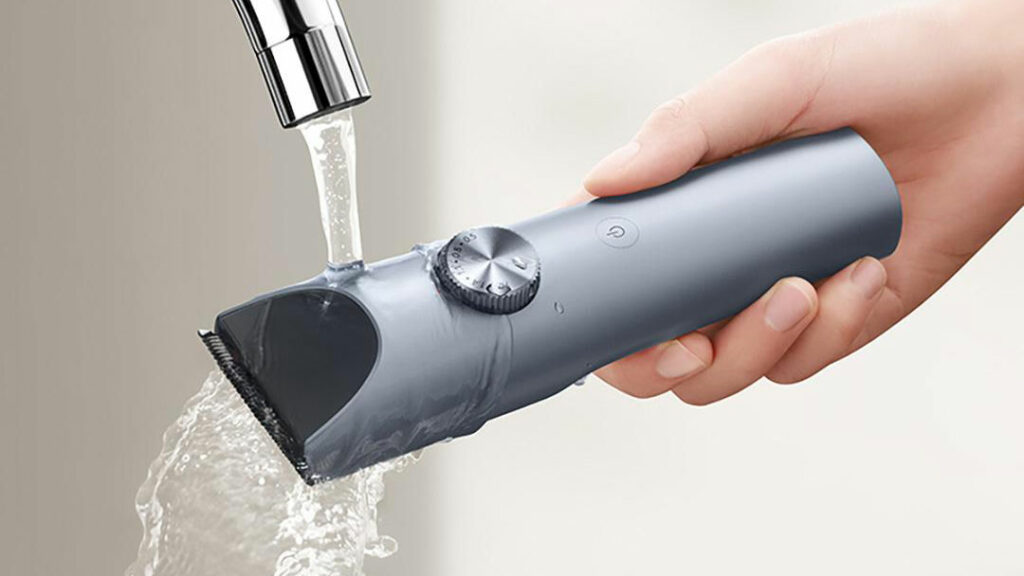 Zastřihovač můžete bez obav oplachovat pod tekoucí vodou