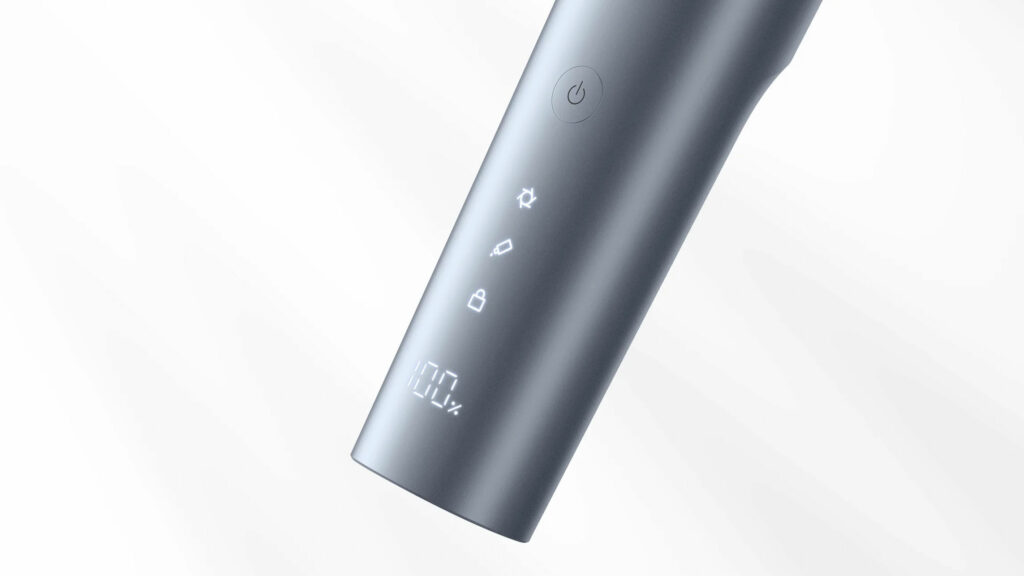 Zastřihovač vlasů a vousů Xiaomi je vybaven digitálním displejem
