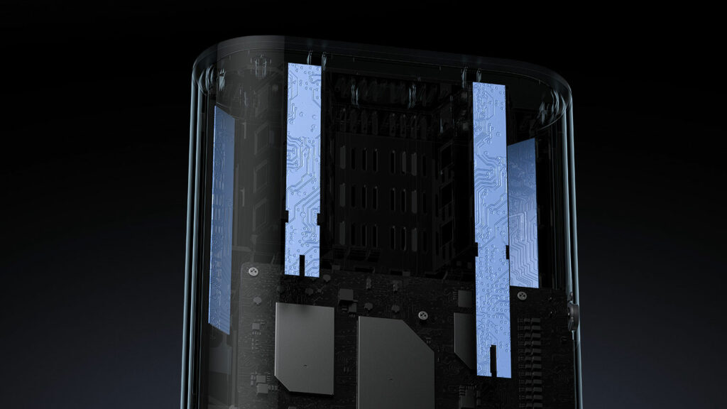 Čtyři integrované antény