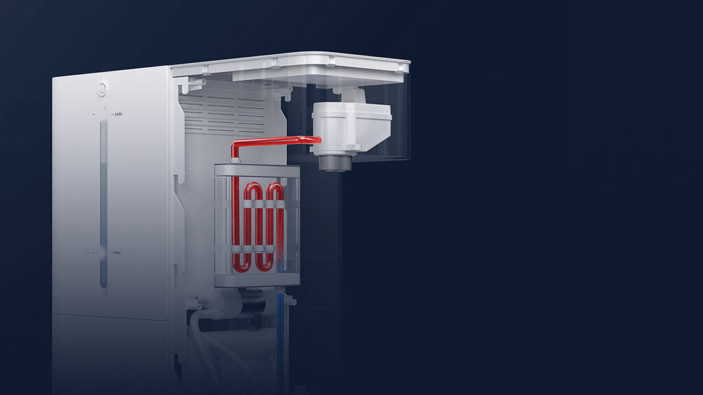 Díky vysokému výkonu 2180 wattů zvládne přístroj ohřát vodu na požadovanou teplotu za pouhé 3 sekundy