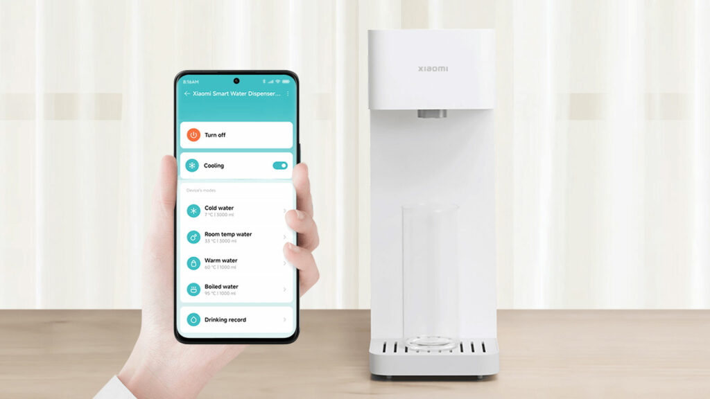 Možnost propojení přístroje s aplikací Xiaomi Home