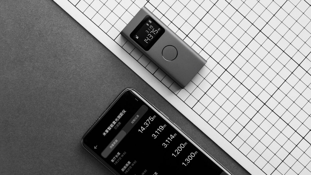 Chytrý laserový dálkoměr Xiaomi lze prostřednictvím Bluetooth připojit k chytrému telefonu