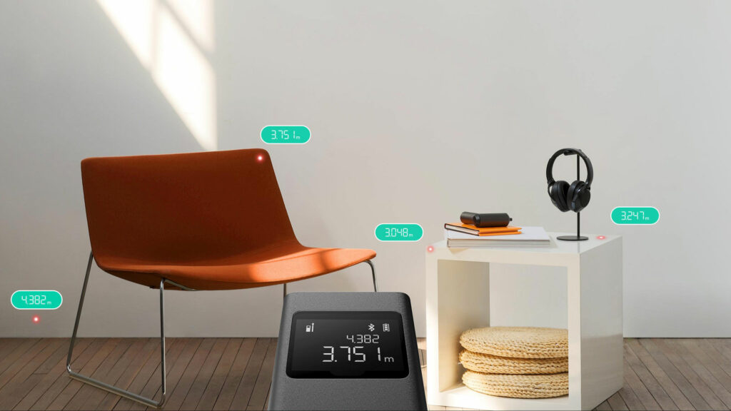 Jednou z unikátních funkcí je možnost vizualizace naměřených prostor