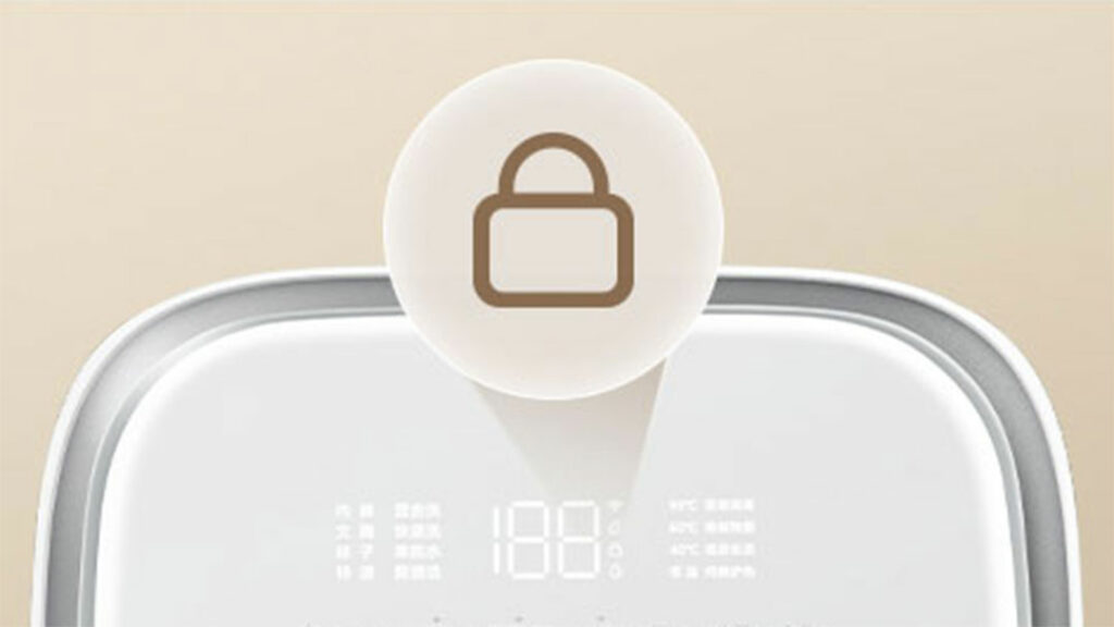 Pračka je vybavena dětskou pojistkou