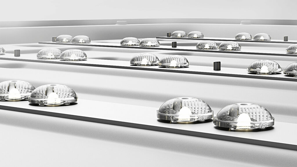 Osvětlení je založeno na LED vyráběných přímo firmou Xiaomi