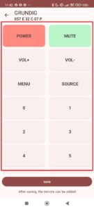 Otestujte ovládání příslušného zařízení