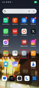 Otevřete systémové Nastavení