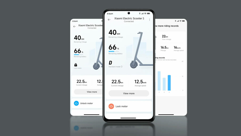 Pro snadnou lokalizaci zaparkované koloběžky lze využít novou funkci najít koloběžku