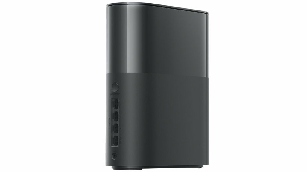 Router je vybavený čtyřmi porty