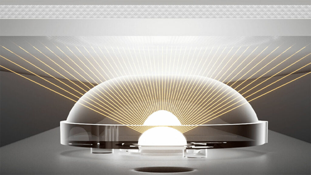 Rovnoměrný rozptyl světla