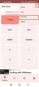 Spotřebič si můžete přejmenovat...