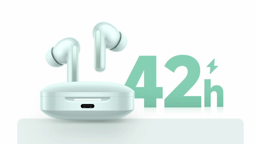 V kombinaci s nabíjecím pouzdrem dosáhnete celkové výdrže až 42 hodin