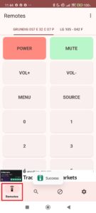 Všechny ovladače najdete v sekci Remotes