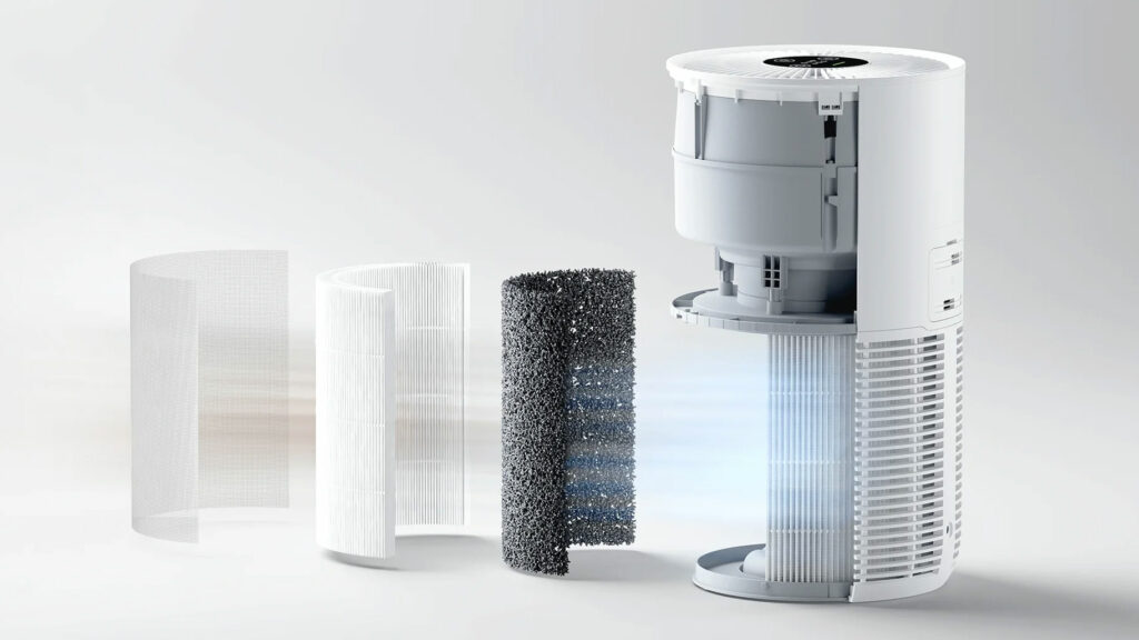 Zařízení je vybaveno třístupňovým systémem filtrace