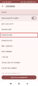 Zvolte konkrétní typ, respektive model spotřebiče