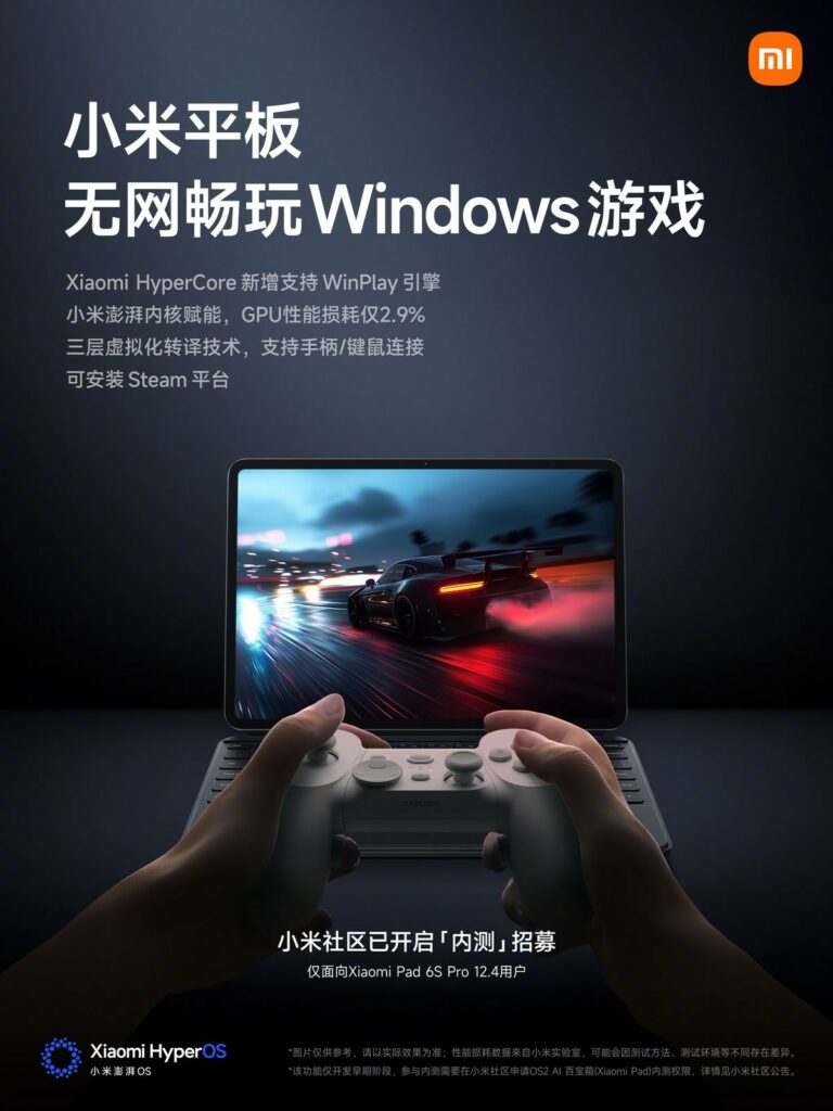 WinPlay: na tabletech Xiaomi budou fungovat hry pro Windows