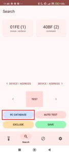 ...klepněte na tlačítko RC database