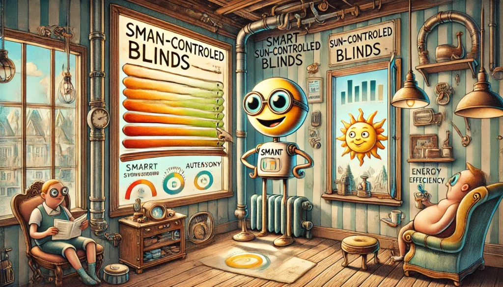 Žaluzie řízené sluncem