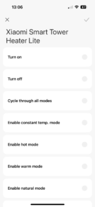 Možné reakce ventilátoru