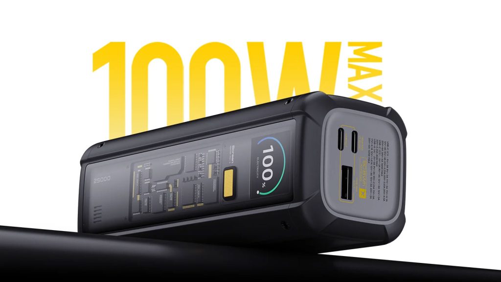 Nabíjení samotné powerbanky je také velmi rychlé