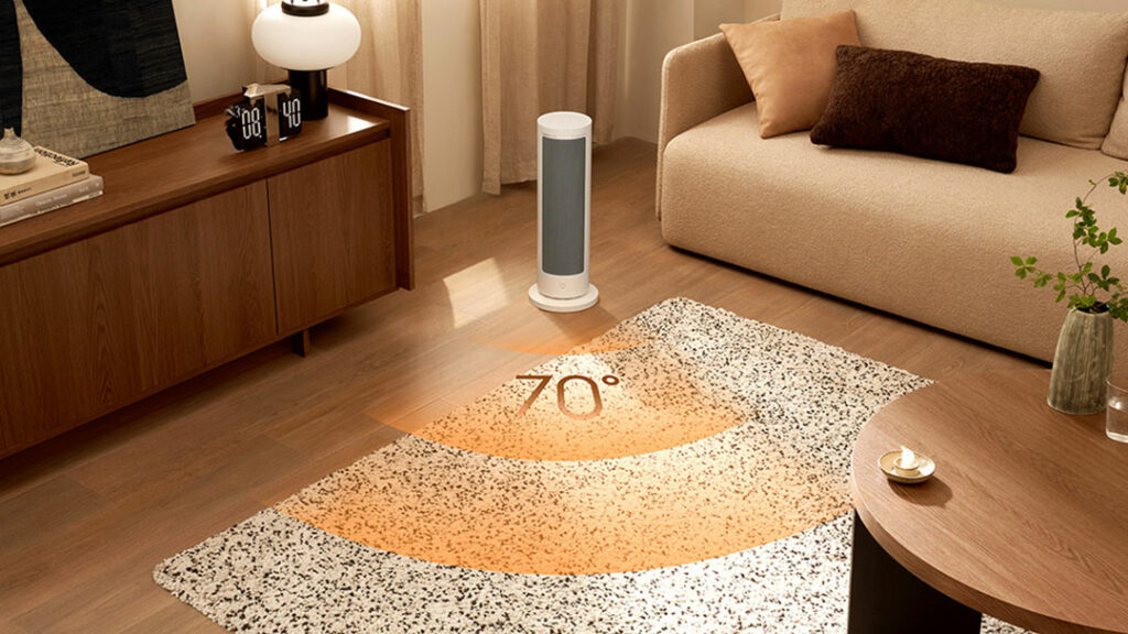 Rozptyl tepla v úhlu 70°