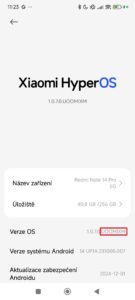 Zakódované údaje o telefonu