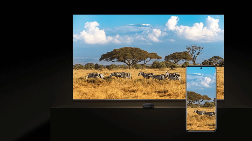 Díky podpoře Chromecastu bez problémů promítnete obsah z telefonu či tabletu na velkou obrazovku