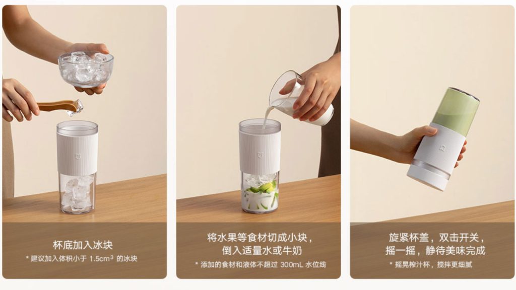 Příprava nápoje v blenderu