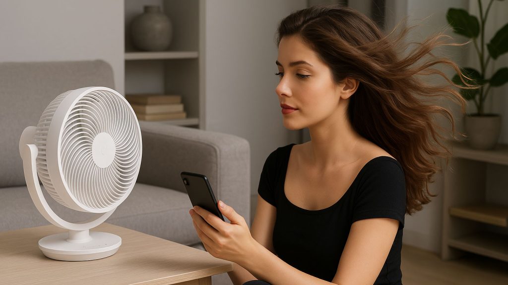 Ventilátor lze snadno začlenit do automatizovaných scénářů chytré domácnosti