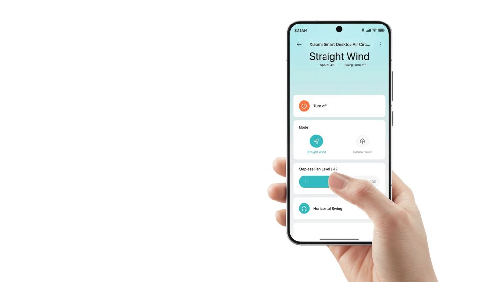 Možnost pohodlného ovládání přes aplikaci Xiaomi Home