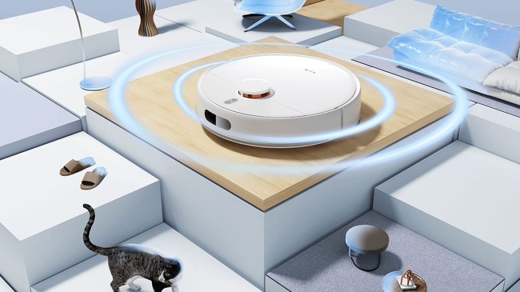 Kromě laseru má vysavač také řadu dalších senzorů