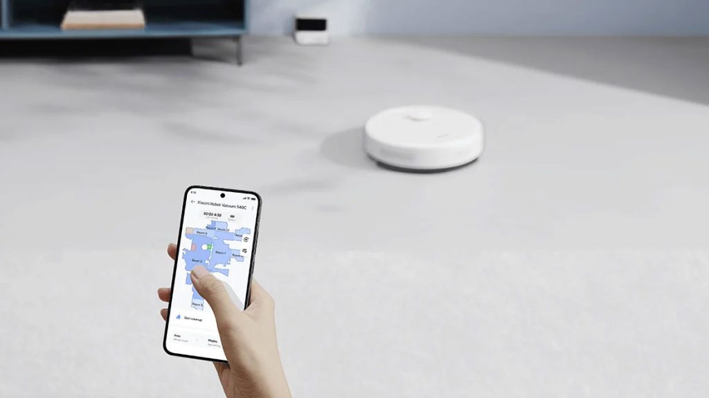 Ovládání pomocí mobilní aplikace Xiaomi Home
